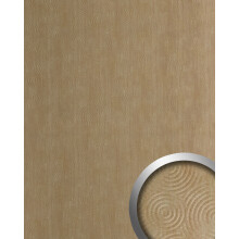 WallFace 29298 TARGET METALLIC USED Sand Wall panel leather look brown 2,6 m2