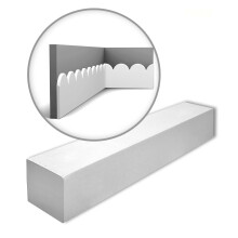 Orac Decor S425-box SCALLOP 1 box 9 panels Panel moulding Frieze | 18 m