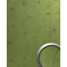 WallFace 32092 LOTUS VELVET Avocado Design panelling textile look matt green 2,6 m2