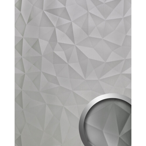 WallFace 30949 DIAMOND Silver Design panelling metal look mirrored silver 2,6 m2