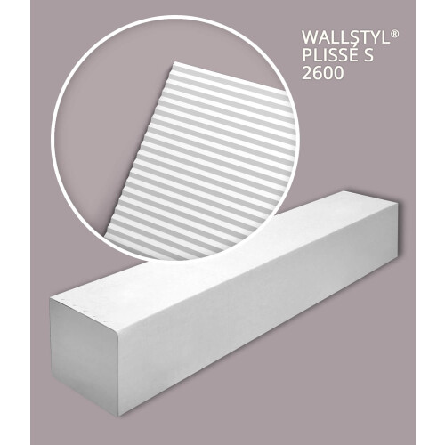 NMC PLISSÉ S 2600-box WALLSTYL Noel Marquet 1 box 6 panels 3d panel | 15,6 m 1