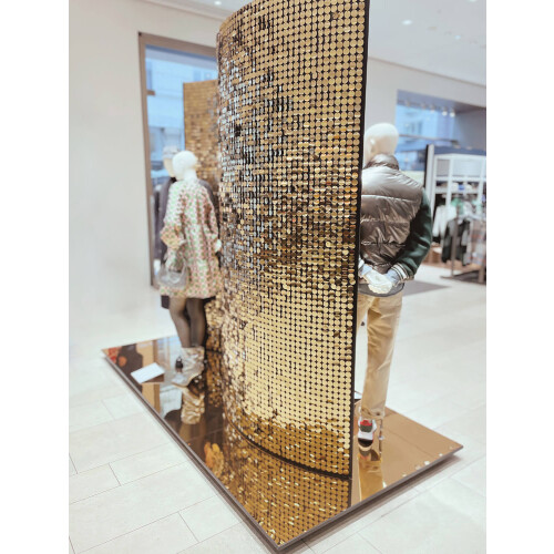 WallFace 25573 Gold 30 AR Design panelling metal look mirrored gold 2,6 m2 1