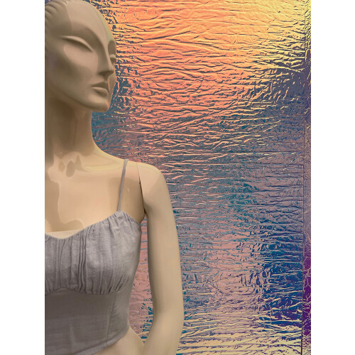 WallFace 29019 CRASHED Hollywood Blue Wall panel metal colour changing 2,6 m2 1