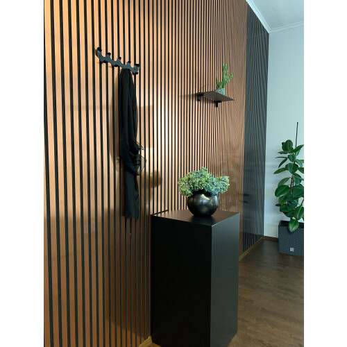 WallFace 30708 Copper brushed AR Wall panel slatted look brushed bronze 1,68 m2 1