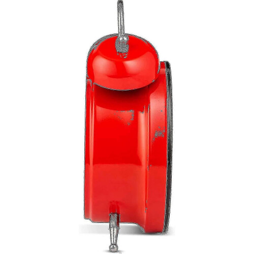 Analog Alarm Clock Extra Loud Twin Bells Retro White Silent 1