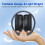 Foldable FM Radio Headphones with Best Reception, 50-108MHz Frequency Range 5