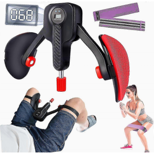Thigh Master 0-110 lbs Adjustable Resistance Inner Thigh Exerciser, Thigh Trainer Pro with
