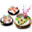 Round Japanese Plates Salmon Sushi Dish Restaurants 1Pcs 4