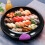 Round Japanese Plates Salmon Sushi Dish Restaurants 1Pcs 3