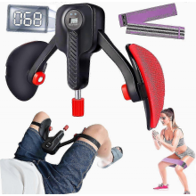 Urządzenie do ćwiczeń mięśni ud Thigh Master 0-110 funtów z regulowanym oporem, Thigh Trainer Pro z