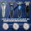 Compatible With Philips S7000 S9000 Shaver Replacement Head Blade Cutter 3