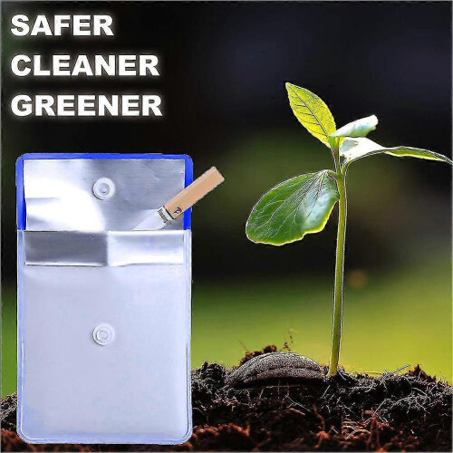 6pcs Pocket Size Ashtray Bag Pouch Fireproof Odor Free Cigarette Ash Holder 1