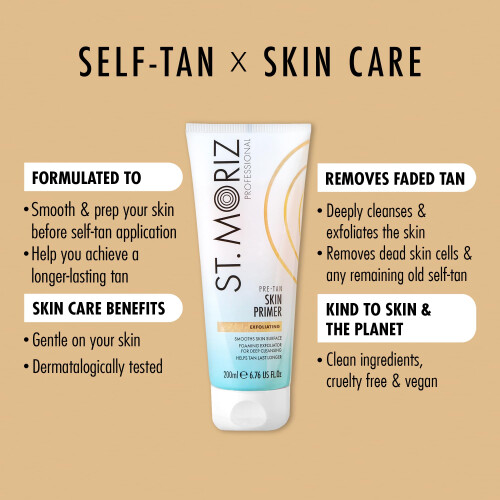St Moriz Professional Pre-Tan Skin Primer, 200 ml 2