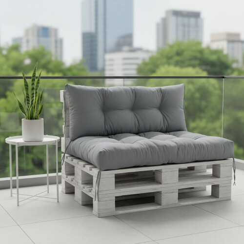 Ensemble de coussins pour palettes - Assise et dossier, usage extérieur 2