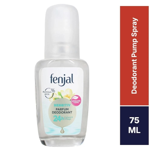 Fenjal Sensitive Deodorant Pump Spray 75ml - Pack of 3 1