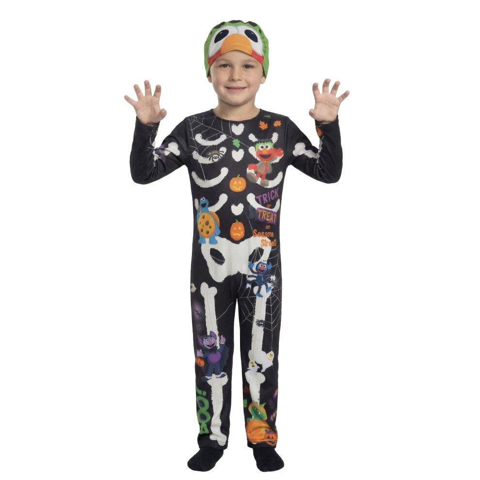 Sesame Street (2-3 Years) 2 Piece Costume (Unisex Kids Black)
