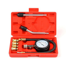Kit de Prueba de Compresión del Motor, Manómetro de Presión del Cilindro del Motor de 0 A 300 PSI, Herramienta Automotriz para Motocicletas,