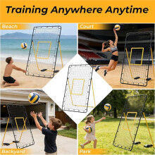 Volleyball Rebounder Net for 7x4ft Volleyball Tennis Rebounder Frame - Weather-Resistant Training Netting Accessory