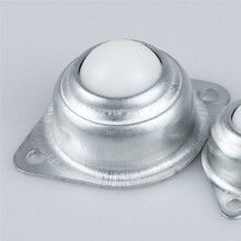 9Pcs Heavy Duty Bearing Casters Nylon Roller Balls Galvanized Iron Construction Smooth Quiet Furniture Glides