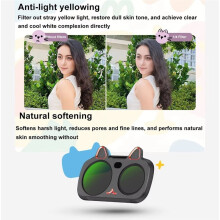 For Ultra Magnetic Cat Ear Lens UV Filter Light Black Mist Cinematic Vlog Camera Filter