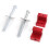 1set Pickup Truck Toolbox Mounting Clamp (J-Hook Style),Pick- Toolbox Mounting Clamp Red 3