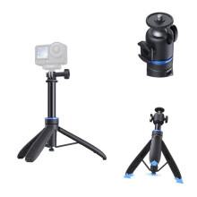 TELESIN Quick Open Selfie Stick Tripod Aluminum Alloy Stand for  Pocket4Pro/4/3,for Action6/5pro/4 Camera Hand Grip Stand