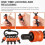 Socket Holder Keychain 5pc - 1/4" Socket Organizer with Quick Release and Clip - Impact Wrench and Toolbox Accessories 3