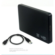 2.5-Inch to USB 3.0 Hard Drive Enclosure 5Gbps Speed External Hard Drive Enclosure for 2.5 Inch SSD