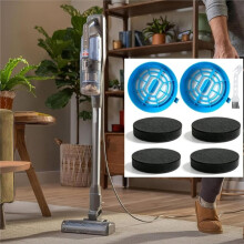 4282K Ersättningsfilter för 4282K, 4214K, 4039, 4051, 4205, 4052, 4342 Sladdbunden Stavdammsugare, Rund Filterram, Bomull