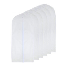 Hanging Garment Dust Cover Bag -Translucent Waterproof Clothes Protector for Wardrobe Storage, Large Size (60x140cm)