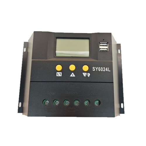 MPPT Solar Controller Photovoltaic Charger Controller with Dual USB for RV Boat Off-Grid System
