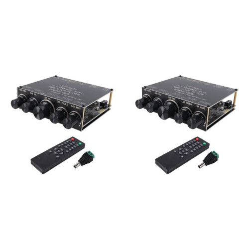 2pcs 2x60W+150W Subwoofer  5.3 Power Amplifier Board USB Sound Card 2.1 Channel Equalizer Class D Amp Module A
