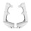 Front Bumper Bracket 6400J287 6400J288 for  L200 TRITON 2014- 5