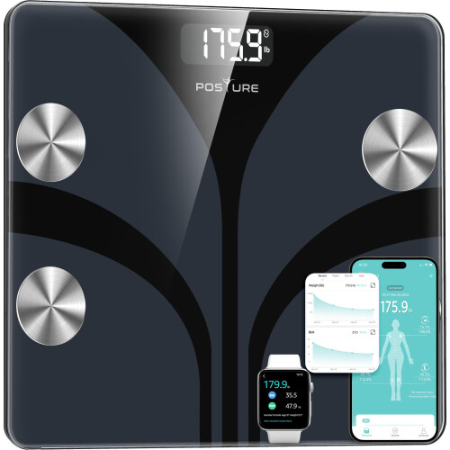 Body Weight & Fat Scale with App & Bluetooth, 400lb