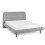 Hannah King Bed 150Cm - Grey Boucle 2