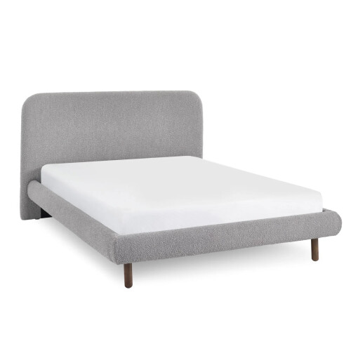 Hannah King Bed 150Cm - Grey Boucle 1