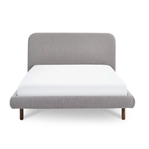 Hannah King Bed 150Cm - Grey Boucle 2