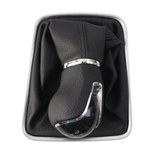 Car 6 Speed Gear Shift Knob with Boot Cover 5JB711456 6JC711113P for Rapid Toledo 2012-2018 Accessories