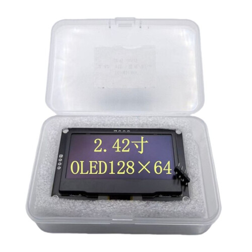 2.42 Inch OLED Display Module 128x64 SSD1309 Driver IIC 4-Pin Screen for  STM32 DIY Electronic Kit 2