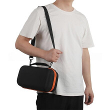 For Pulse 6 Hard Travel Case Portable Speaker Protective Carrying Case EVA Hard Shell Shockproof Shoulder Bag A