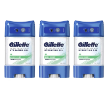 3 x 70ml Gillette Aloe Scent Antiperspirant Deodorant Gel Sticks