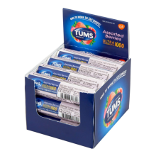 Tums Ultra Strength Antazidum, Beerenmischung, 144 Tabletten