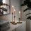 IKEA FULLTALIG Candlestick Set of 3 Brass 2