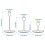 IKEA FULLTALIG Candlestick Set of 3 Brass 3