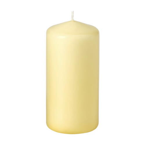 IKEA DAGLIGEN Unscented Pillar Candle 40Hr