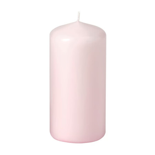 IKEA DAGLIGEN Unscented Pillar Candle 40Hr
