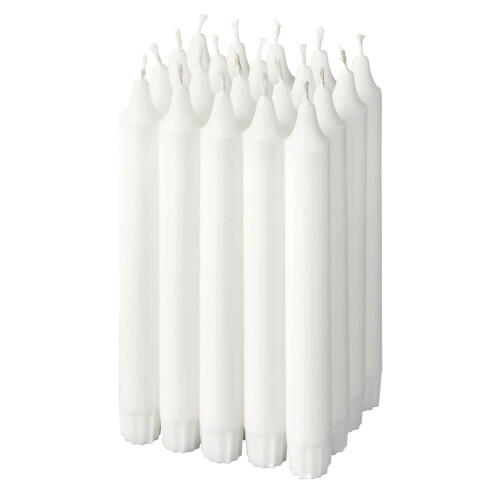IKEA JUBLA Unscented Chandelier Candles 20 Pack