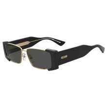Moschino Sunglasses MOS206/S 57/14/145 Black Gold Metal Frames WOMAN MOS206/S