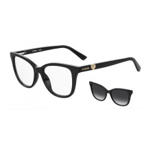 Óculos de Grau - MOSCHINO LOVE - MOL701/C - 53 mm - Preto - Poliamida