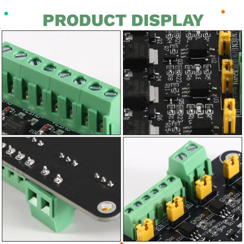 High-Speed 4-Channel N-Channel MOSFET Module Optocoupler Isolated Signal Amplification Control Board 5V 2